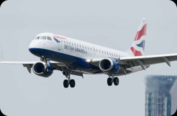 BA Tier Points plane illustration