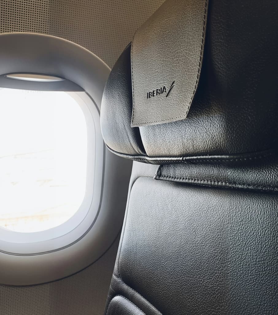 Iberia Business Class seat