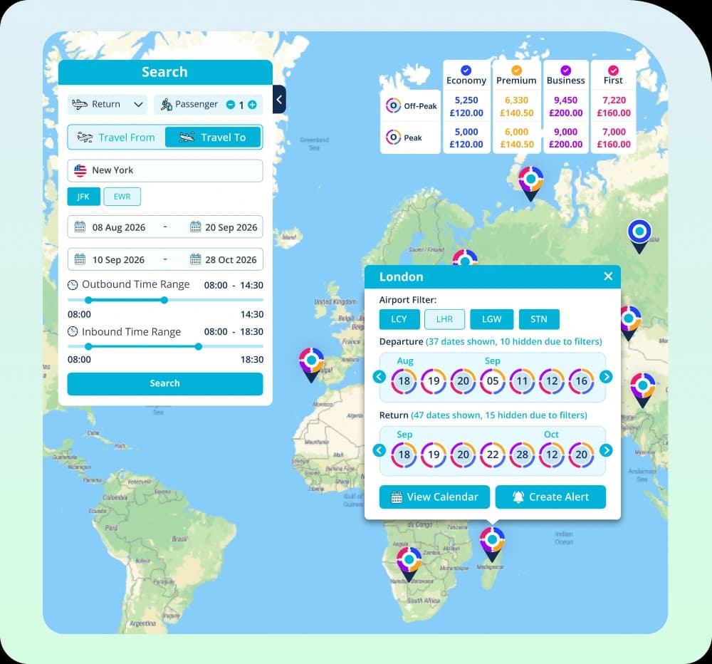 Worldwide map tool